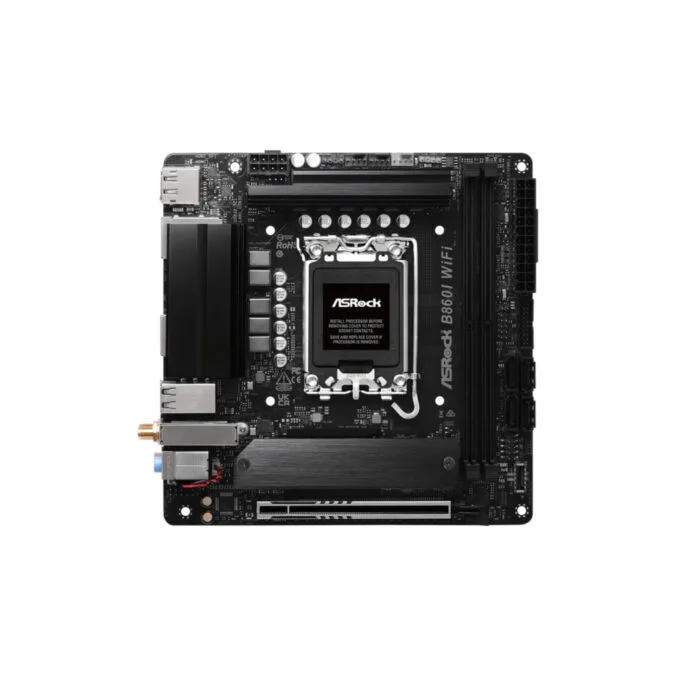 ASRock B860I WiFi - Mini-ITX Motherboard - 8+1+1 Power Phase, Dr.MOS SPS, Onboard WiFi — image 2