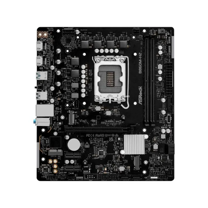 ASROCK B860M-H2 - B860M-H2 - Intel LGA1200 Micro-ATX DDR4 Motherboard — image 2