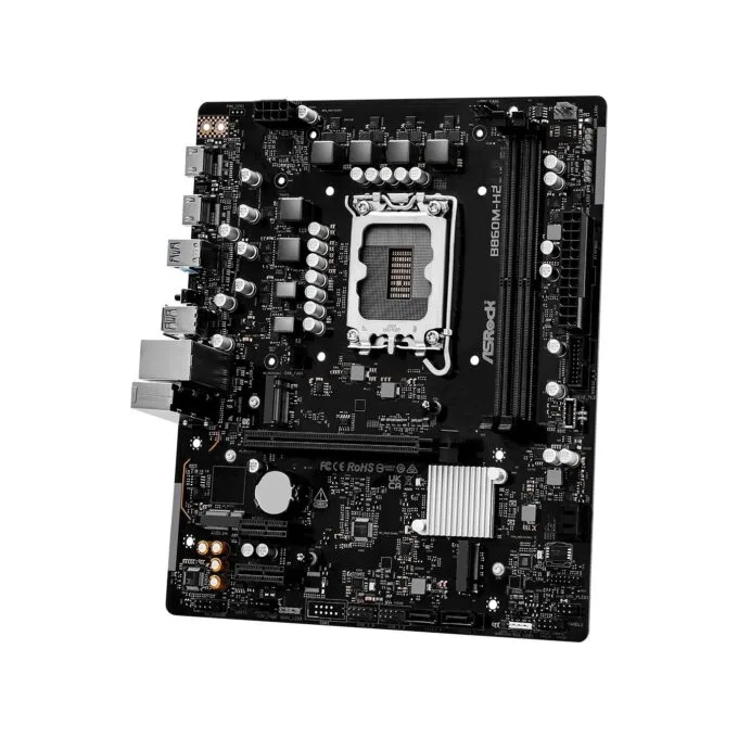 ASROCK B860M-H2 - B860M-H2 - Intel LGA1200 Micro-ATX DDR4 Motherboard — image 4