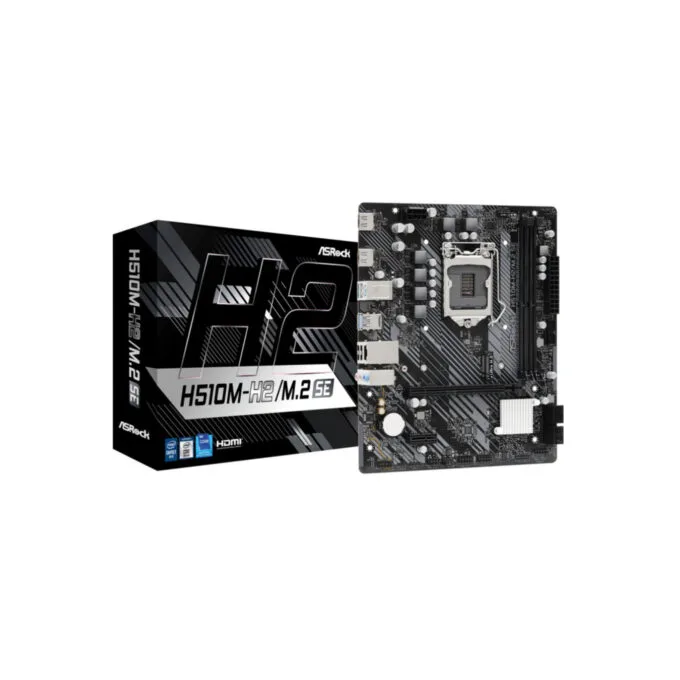 ASRock H510M-H2/M.2 SE LGA1200 Micro-ATX Motherboard - 64GB DDR4 — image 1