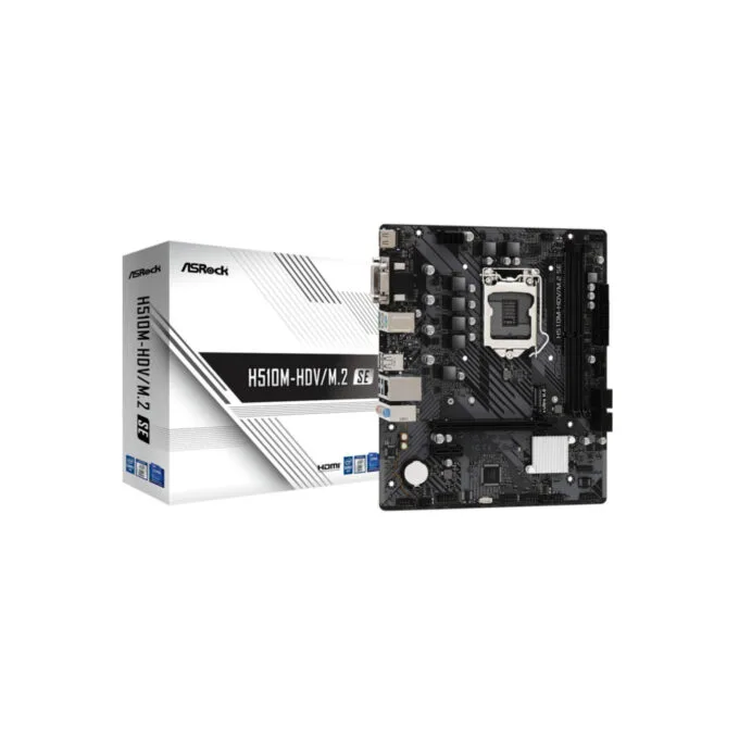 ASRock H510M-HDV/M.2 SE LGA1200 Micro-ATX Motherboard DDR4 — image 2