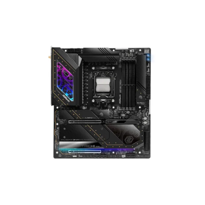 ASRock Taichi X870E - AM5 E-ATX Motherboard, DDR5 4x DIMM 256GB, PCIe 5.0, Wi‑Fi 7, USB4 x2 — image 2