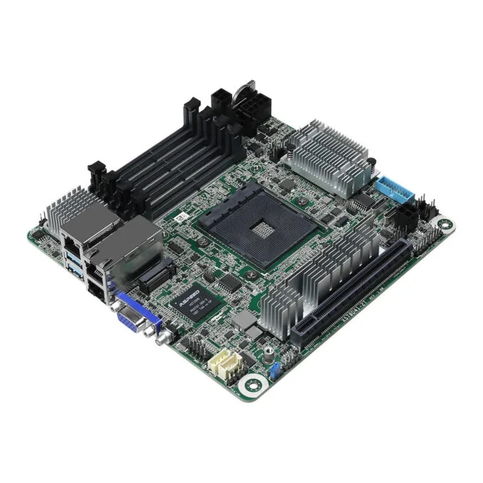 ASRock X570D4I-2T - Mini-ITX AM4 Motherboard, X570 Chipset, 4x SO-DIMM DDR4 (64GB), Dual 10Gb LAN, PCIe 4.0 — image 2