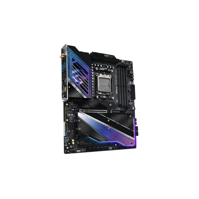 ASRock X870E Nova WiFi - AM5 ATX Motherboard - DDR5, 4x DIMM (256GB), PCIe 5.0, Wi-Fi 7, 5Gb LAN — image 3