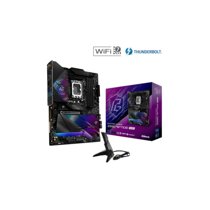 ASRock Z890 Riptide WiFi - LGA1851 ATX Motherboard - DDR5, 256GB, Wi-Fi 7, 2.5Gb LAN, Thunderbolt x2 — image 6