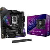 ASRock Z890M Phantom Gaming Riptide WiFi - microATX, LGA1851, DDR5, Wi‑Fi 6E, PCIe 5.0, 256GB, Black