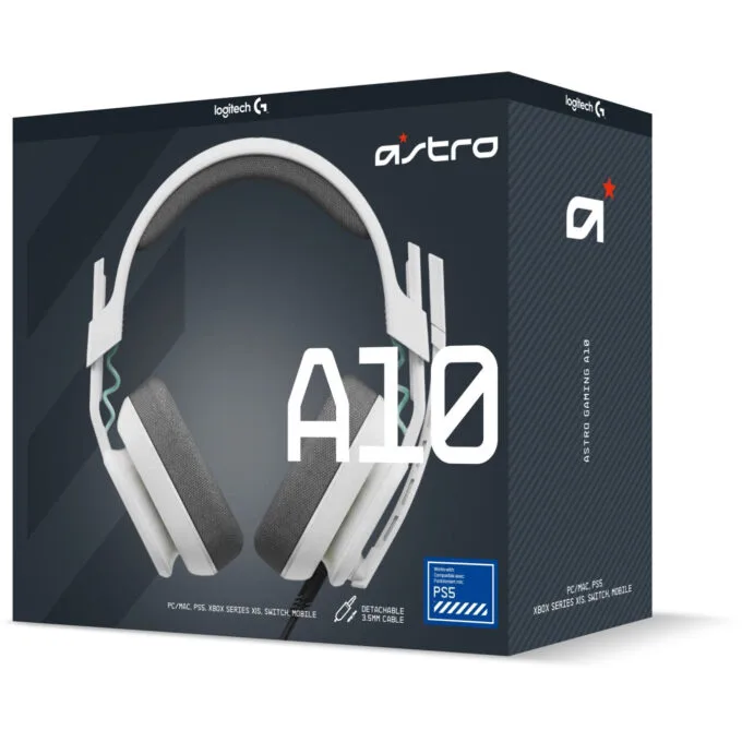 ASTRO A10 Gen 2 Wired Gaming Headset - White - 3.5mm Jack, Closed-Back, Boom Mic, Multi-Platform — image 15