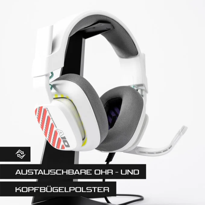 ASTRO A10 Gen 2 Wired Gaming Headset - White - 3.5mm Jack, Closed-Back, Boom Mic, Multi-Platform — image 4