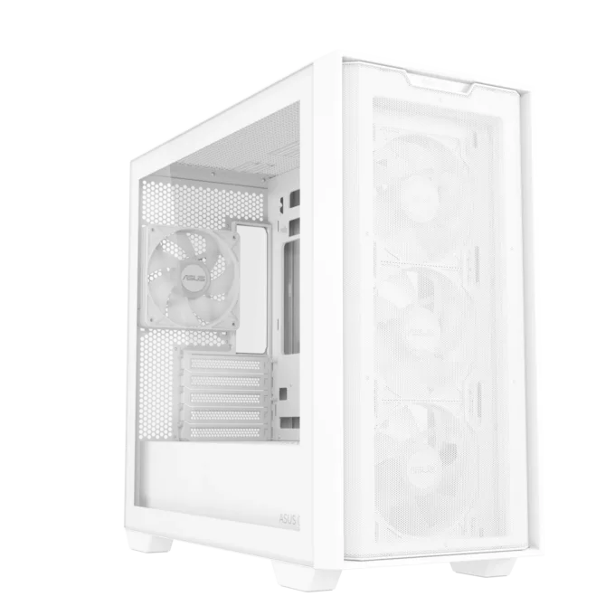ASUS A21 PLUS Gaming Case Micro ATX Tempered Glass White - 4x ARGB Fans - 4711387406281 — image 2
