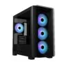 ASUS A23 PLUS mATX Tempered Glass 4xARGB Fans Black