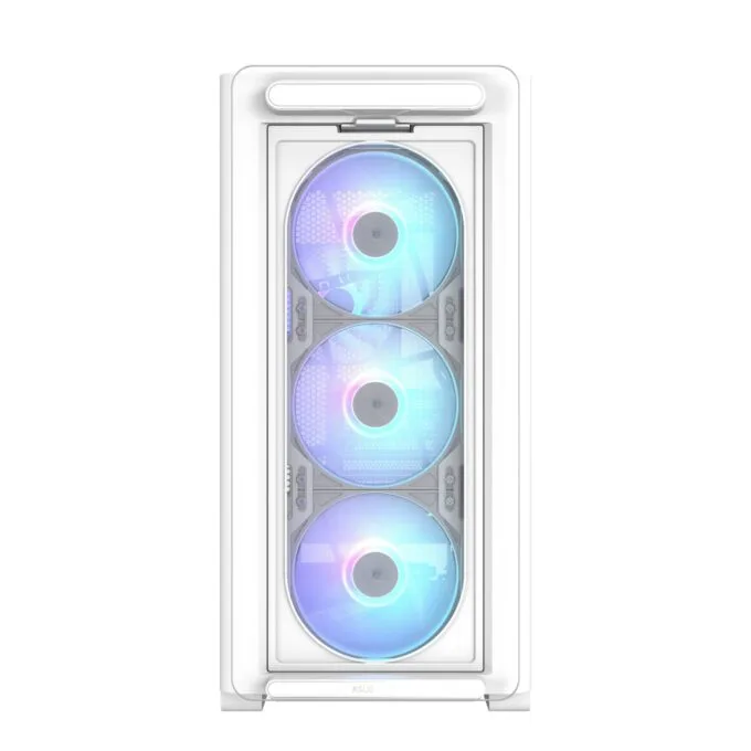 ASUS A23 PLUS micro-ATX Tempered Glass 4xARGB Fans White — image 2