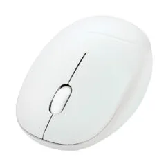 ASUS MD101 - Ambidextrous Wireless Mouse (White) - RF 2.4GHz + Bluetooth 5.3, 2400 DPI, AA Battery
