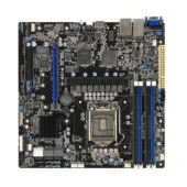 ASUS P12R-M (1200) - Micro-ATX Server Motherboard LGA1200, Intel C252, 4x DDR4 up to 128GB, 6x SATA, M.2, Dual LAN
