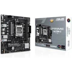 ASUS Prime A620M-E-CSM - mATX AM5 Motherboard - AMD A620, DDR5, 2x DIMM, Up to 96GB, PCIe 4.0, M.2, HDMI 2.1