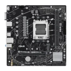 ASUS PRIME A620M-K - AM5 Micro-ATX Motherboard, AMD A620, DDR5, 2x DIMM up to 96GB, 1x M.2, 4x SATA III