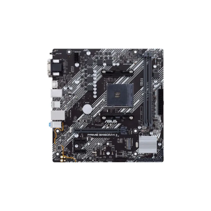 ASUS Prime B450M-K II - AM4 Micro-ATX Motherboard - AMD B450, 64GB Max Memory — image 1