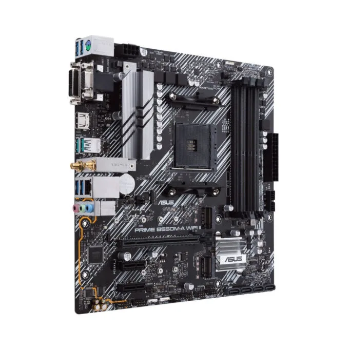 ASUS Prime B550M-A WiFi II - B550 AM4 Micro-ATX Motherboard, WiFi, 128GB DDR4 Support — image 2