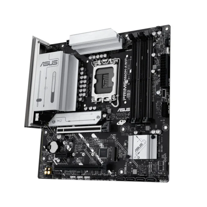 ASUS PRIME B860M-A WIFI - B860M-A - Micro-ATX LGA1851, DDR5 4x DIMM, 256GB Max, Built-in WiFi — image 5