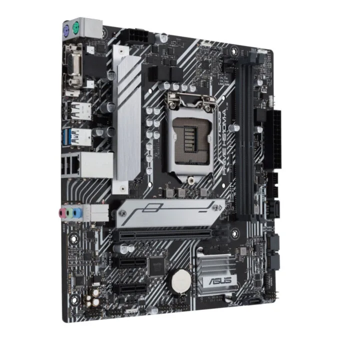 ASUS PRIME H510M-A - LGA1200 Micro-ATX Motherboard - DDR4 64GB, PCIe 4.0, M.2 32Gbps, Intel 1Gb LAN — image 2