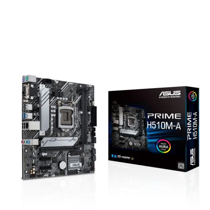 ASUS PRIME H510M-A - LGA1200 Micro-ATX Motherboard - DDR4 64GB, PCIe 4.0, M.2 32Gbps, Intel 1Gb LAN — image 6