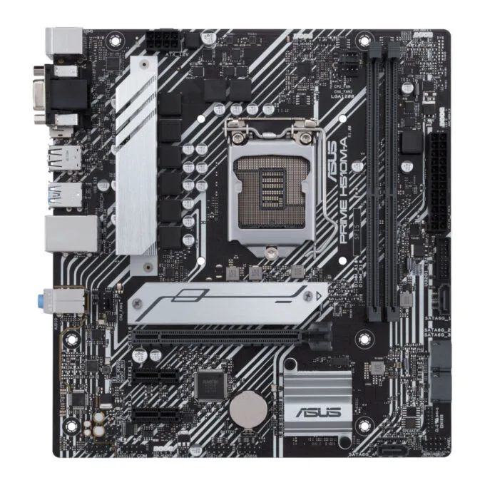 ASUS PRIME H510M-A - LGA1200 Micro-ATX Motherboard - DDR4 64GB, PCIe 4.0, M.2 32Gbps, Intel 1Gb LAN — image 1