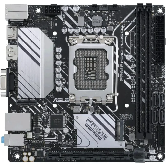 ASUS PRIME H610I-PLUS D4-CSM S1700 DDR4 HDMI-DP-VGA mITX - H610I-PLUS - Mini-ITX DDR4 motherboard — image 2