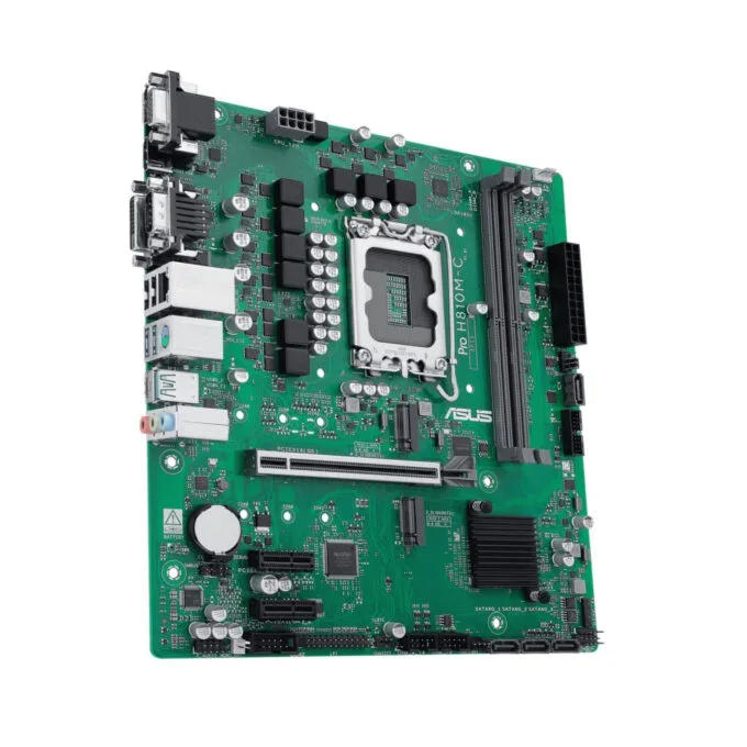 ASUS PRO H810M-C CSM - LGA 1851 Micro-ATX Motherboard, DDR5, 2x M.2, 4x SATA, 128GB Max — image 3