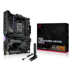 ASUS ROG Crosshair X870E APEX - AM5 ATX Motherboard, AMD X870E, DDR5, 128GB, Wi-Fi 7, 5GbE, PCIe 5.0