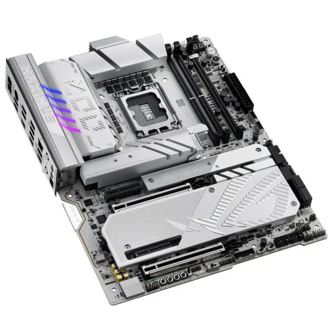 ASUS ROG Maximus Z890 APEX - LGA1851 Socket V1 - DDR5 2-DIMM, up to 96GB, Silver Cobble-Gray — image 4