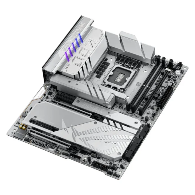 ASUS ROG Maximus Z890 APEX - LGA1851 Socket V1 - DDR5 2-DIMM, up to 96GB, Silver Cobble-Gray — image 5