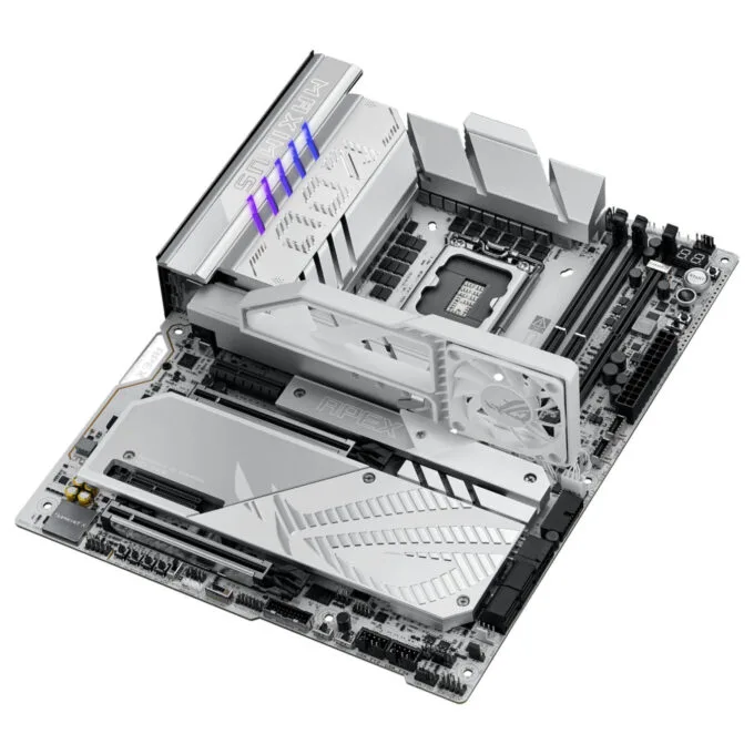 ASUS ROG Maximus Z890 APEX - LGA1851 Socket V1 - DDR5 2-DIMM, up to 96GB, Silver Cobble-Gray — image 6