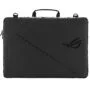 ASUS ROG Ranger Sleeve BS1600 - 16" Sleeve Case - Black Polyester, Removable Shoulder Strap, Water-Repellent