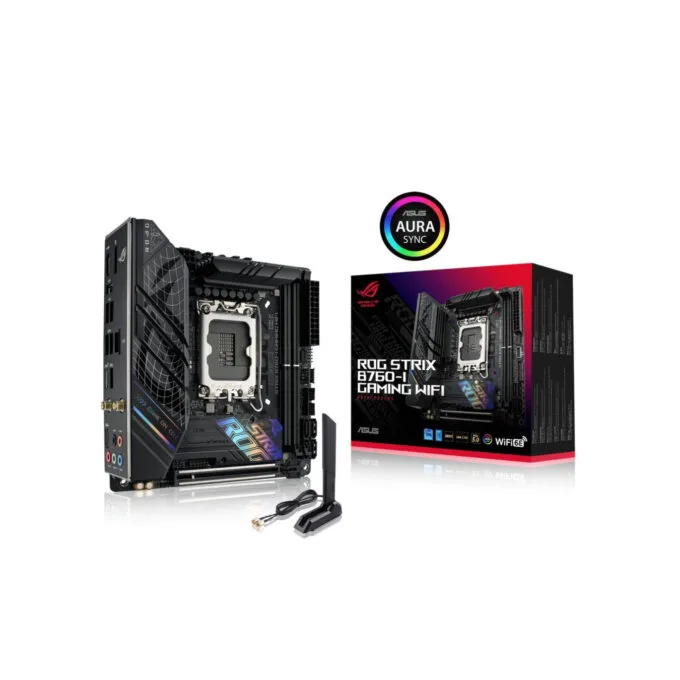 ASUS ROG Strix B760-I Gaming WiFi - Mini-ITX LGA1700 DDR5 (up to 96GB), 2x M.2, PCIe 5.0, 2.5Gb LAN, Wi-Fi 6E — image 3