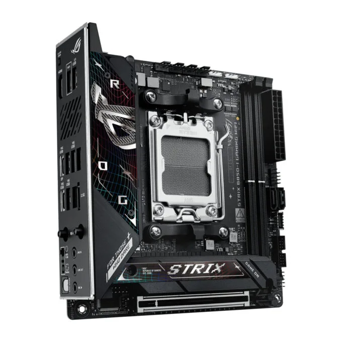 ASUS ROG Strix B850-I Gaming WiFi - B850-I - Mini-ITX, AM5, DDR5 up to 8400MHz, 96GB, PCIe 5.0, Wi‑Fi 7, 2.5GbE, Black — image 6