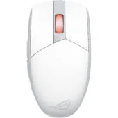 ASUS ROG Strix Impact III Wireless - Ambidextrous Gaming Mouse - White, 36000 DPI, RF 2.4GHz & Bluetooth 5.1