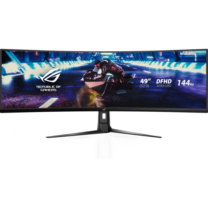 ASUS ROG Strix XG49VQ - 49" Curved UltraWide 32:9 VA HDR400 144Hz Gaming Monitor — image 1