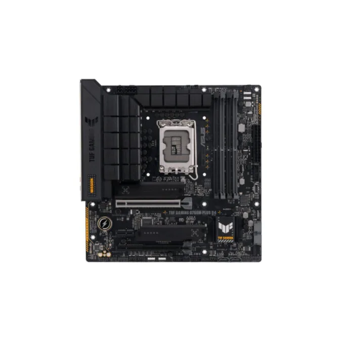 ASUS TUF B760M-PLUS GAMING D4 - LGA1700 micro-ATX Motherboard - DDR4 128GB, PCIe 5.0, 2x M.2, 2.5Gb LAN, USB-C — image 1