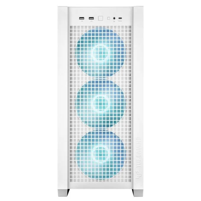ASUS TUF Gaming GT302 ARGB White ATX Mid-Tower Case 4x140mm Fans — image 2