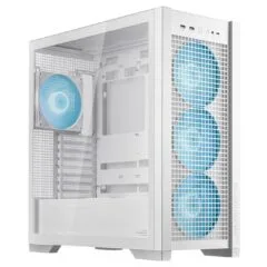 ASUS TUF Gaming GT302 ARGB White ATX Mid-Tower Case 4x140mm Fans