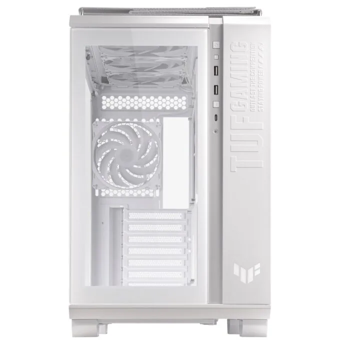 ASUS TUF Gaming GT502 PLUS Mid Tower ATX Case 4x ARGB Fans Tempered Glass White — image 8