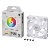 ASUS TUF Gaming TF120 ARGB 120mm PWM Case Fan - White