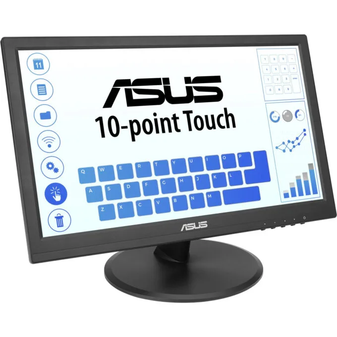 ASUS VT169HE Touch Monitor - 15.6" FHD (1920x1080) IPS, 10-Point Multi-Touch, HDMI & VGA, Tabletop Stand, Black — image 3