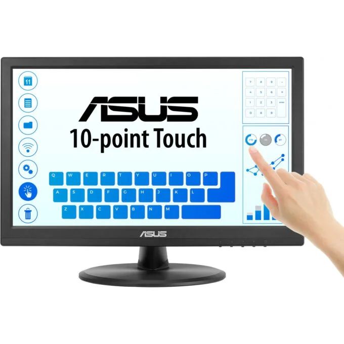 ASUS VT169HE Touch Monitor - 15.6" FHD (1920x1080) IPS, 10-Point Multi-Touch, HDMI & VGA, Tabletop Stand, Black — image 5