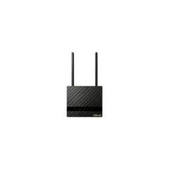 Asus Wireless Router 4G-N16 - 90IG07E0-MO3H00 - Black, 128 MB mem, 2x external antennas, 2.4 GHz, Wi‑Fi 4, 300 Mbit/s, SIM slot