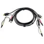 ATEN 2L-7D02UH HDMI KVM Anschlusskabel schwarz 1.8m USB 2.0