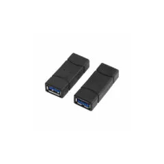 AU0026 USB 3.0 A-FEMALE TO A-FEMALE ADAPTER BLACK LOGILINK