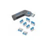 AU0045 USB PORT BLOCKER (1xKEY & 8xLOCKS) LOGILINK