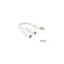 Audio Klinke 3.5mm 4Pol. to 2x Klink 3.5mm Micro + Headset CTIA (ST - BU) Delock