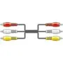 AV:link 3RCA to 3RCA Cable - 112.072UK - 3RCA to 3RCA Cable, 1.5m