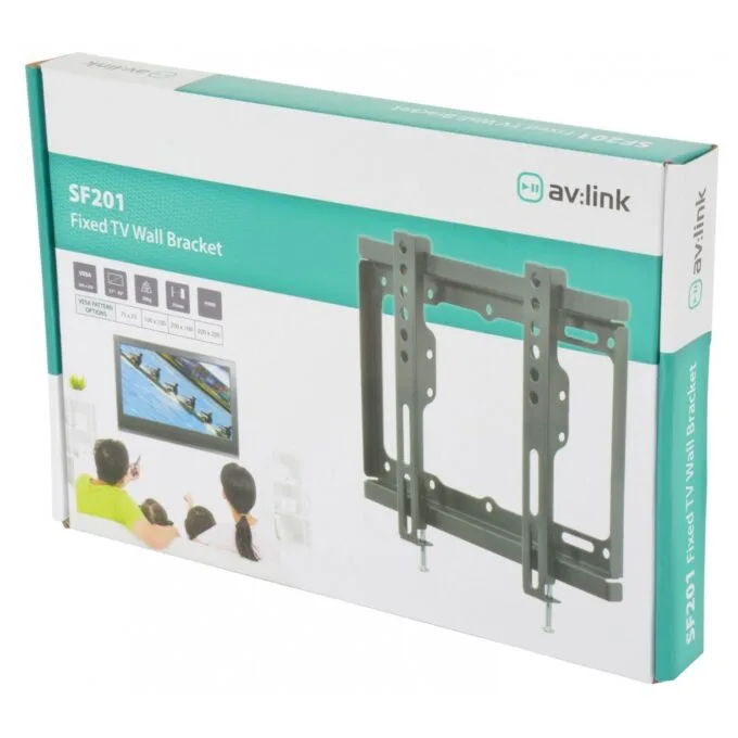 AV:link Fixed TV Wall Bracket - SF201 - 200x200 129.540UK — image 3